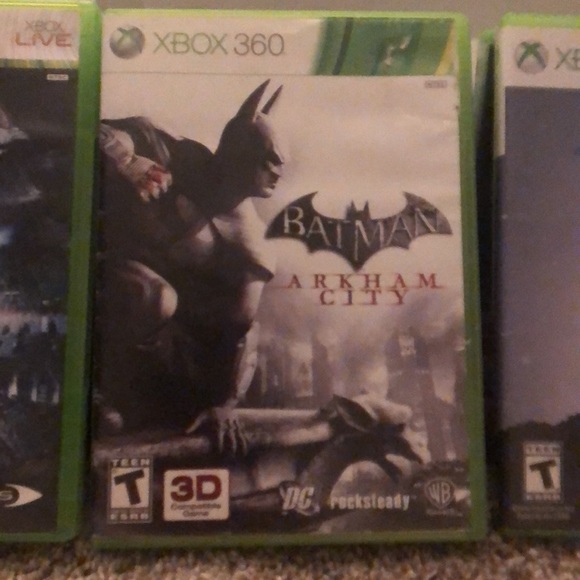 Set of 3 bat man Arkham night games Xbox - Picture 3 of 10